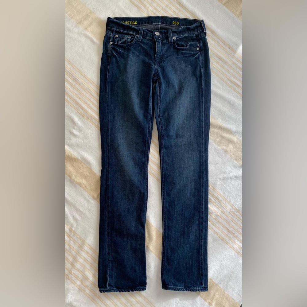 J. Crew UNWORN Matchstick Indigo Haze Wash 26 (S)kinny Style#81925 (7” Rise)